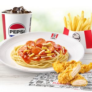 Combo Mì Ý và Gà Tender